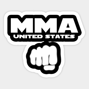 MMA United States Sticker